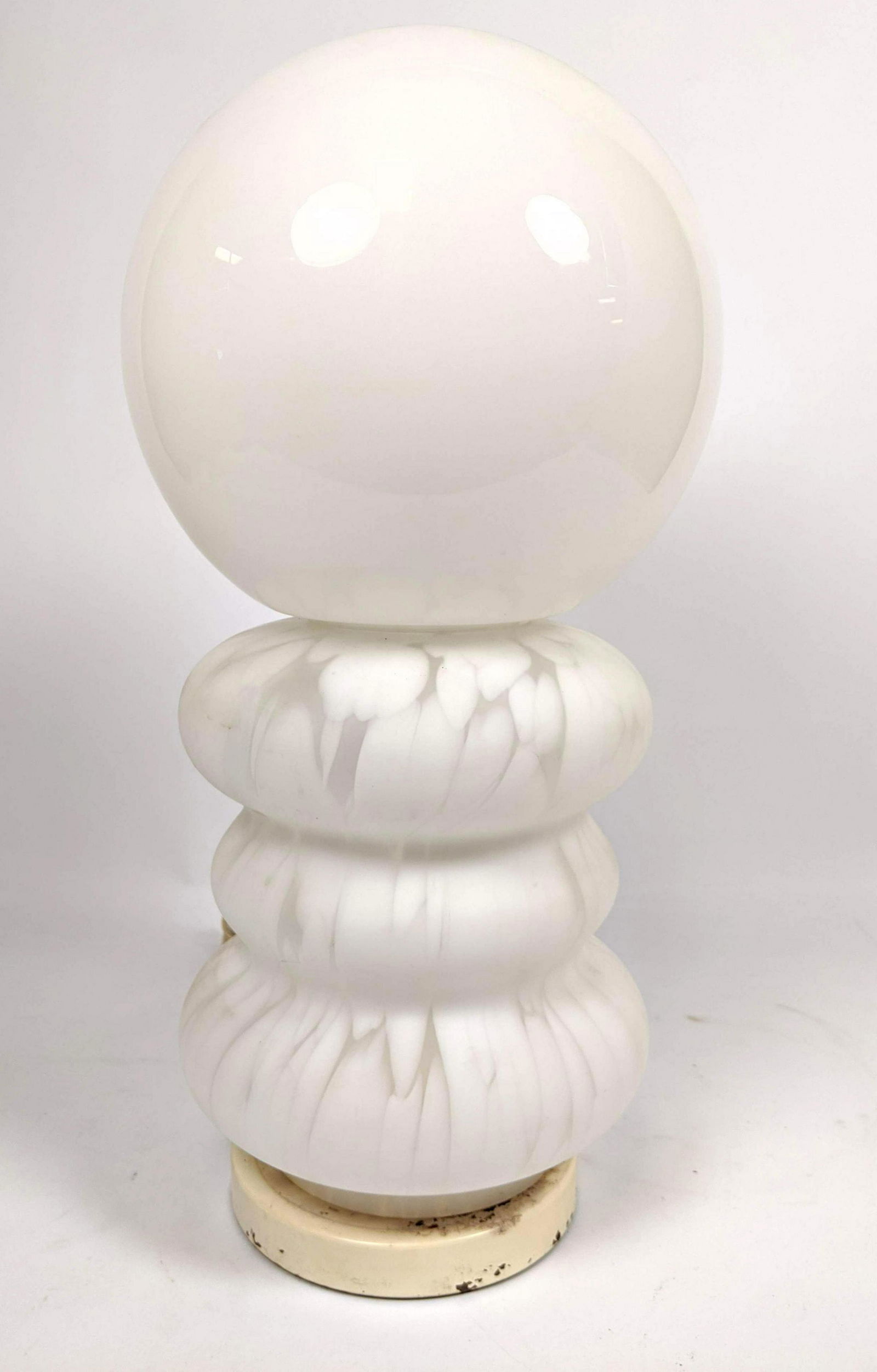 Decorator Mixed Glass Stacked Table Lamp. (1 of 14)