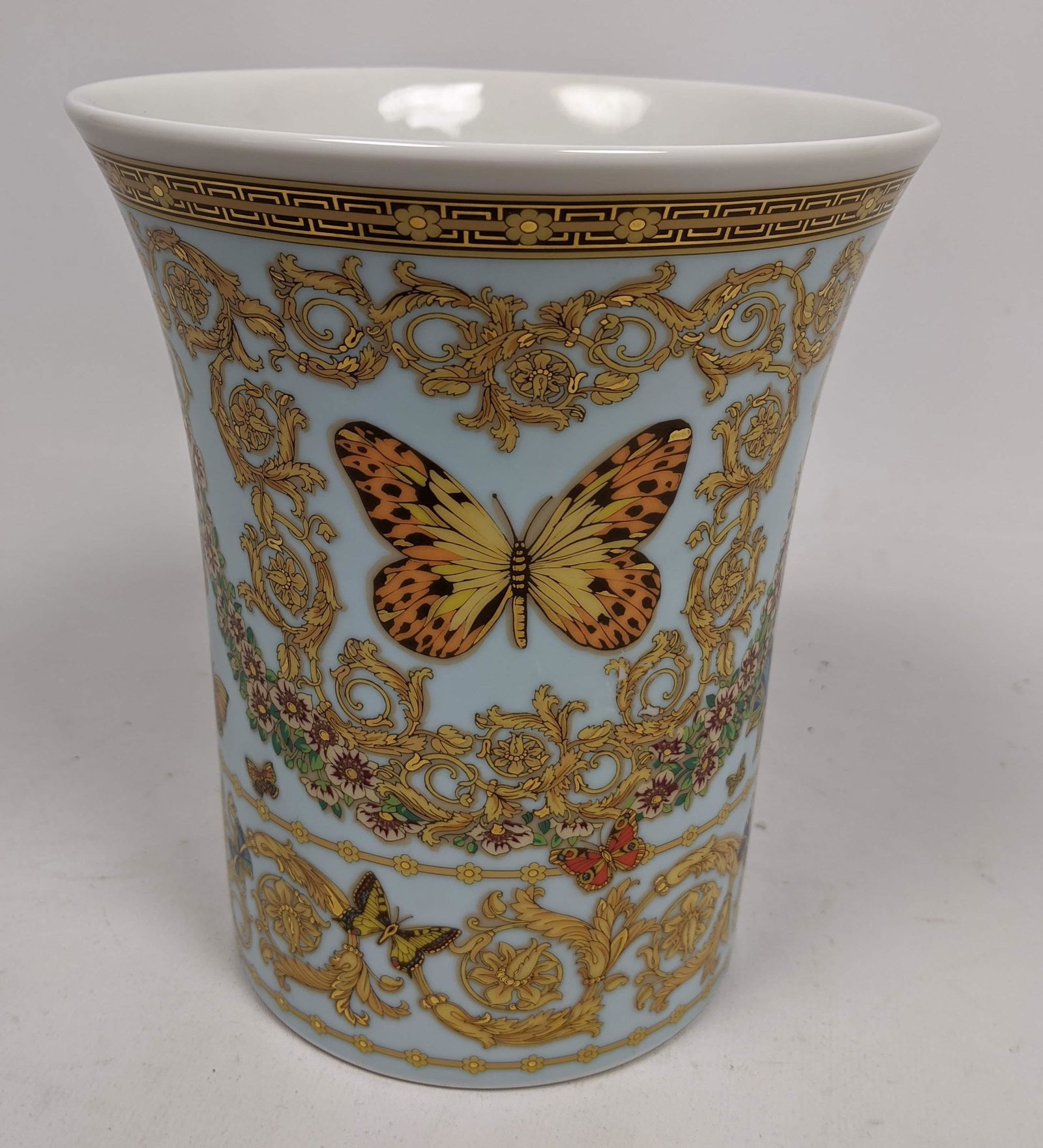 Gianni Versace For Rosenthal Butterfly Vase. "le Jardin