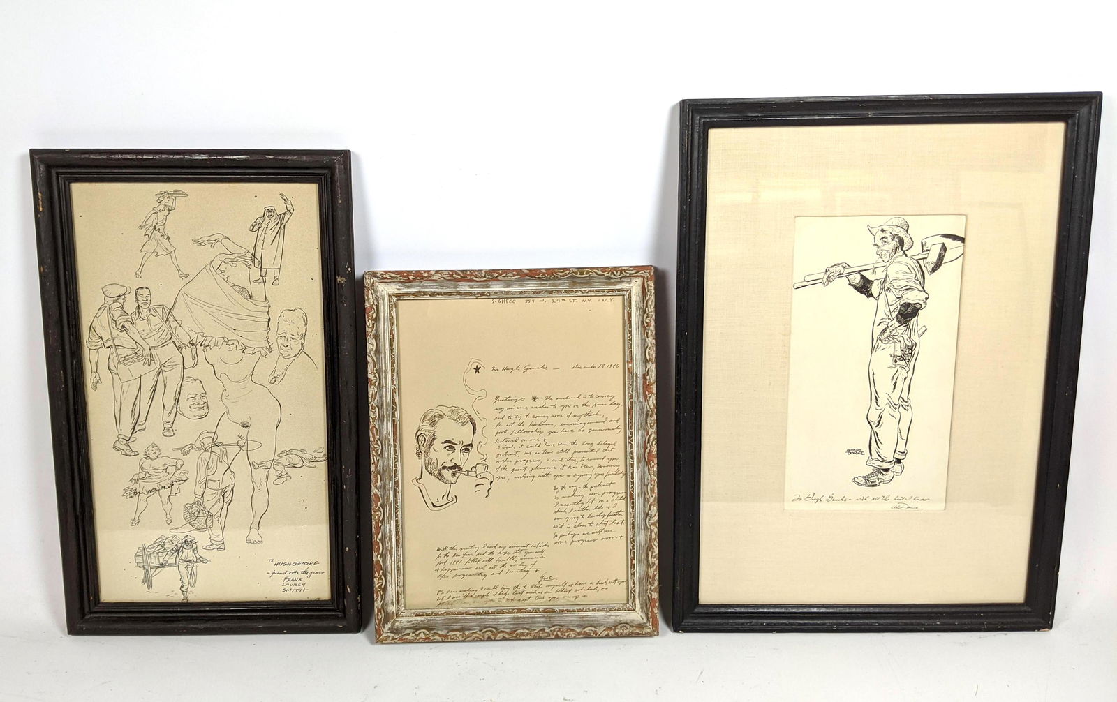 3pc Hand Drawn Illustration Art. FRANK LAUREN SMITH;ALB (1 of 14)