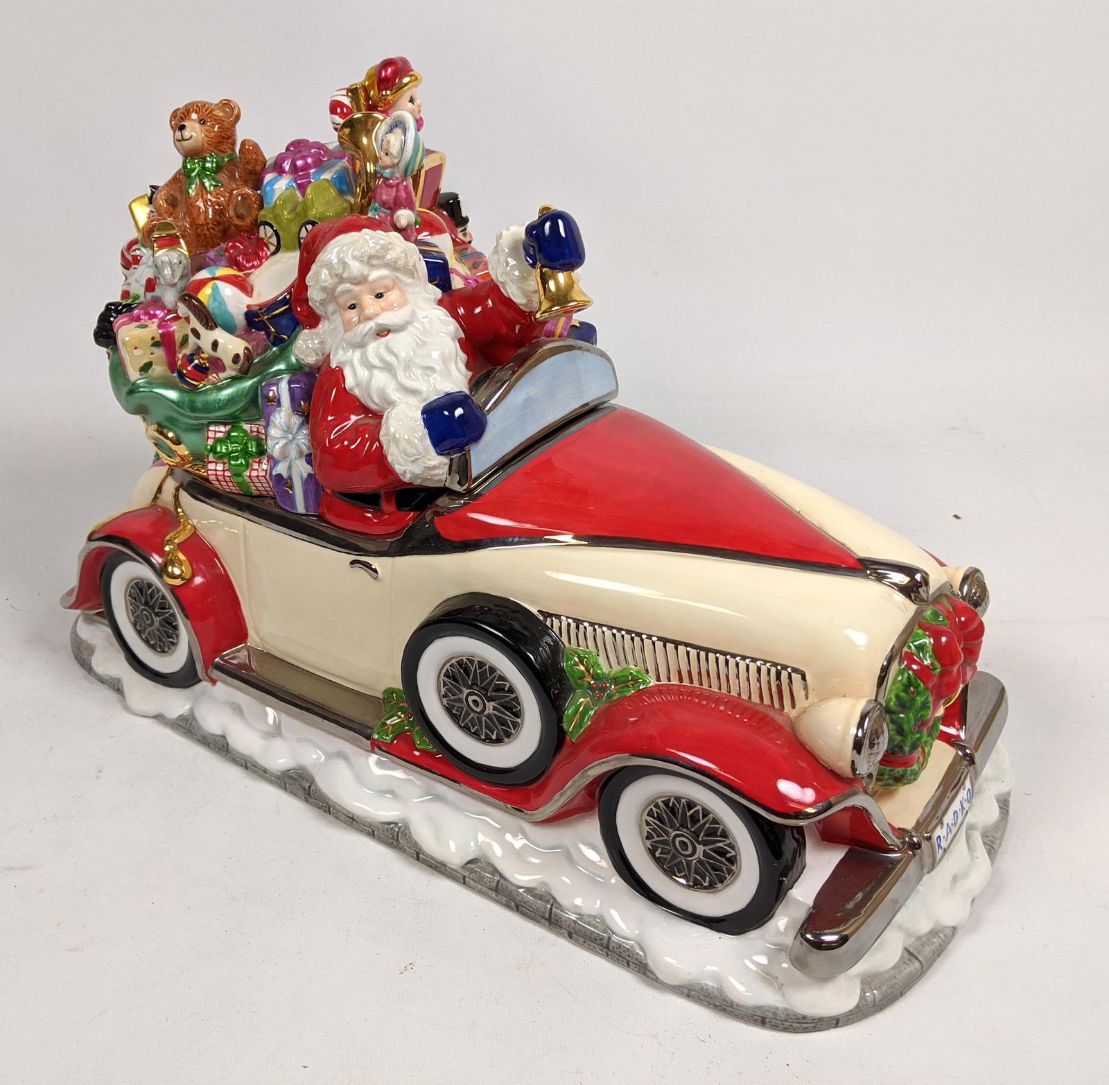 CHRISTOPHER RADKO Santa Claus Christmas Cookie Jar. "Sa (1 of 13)