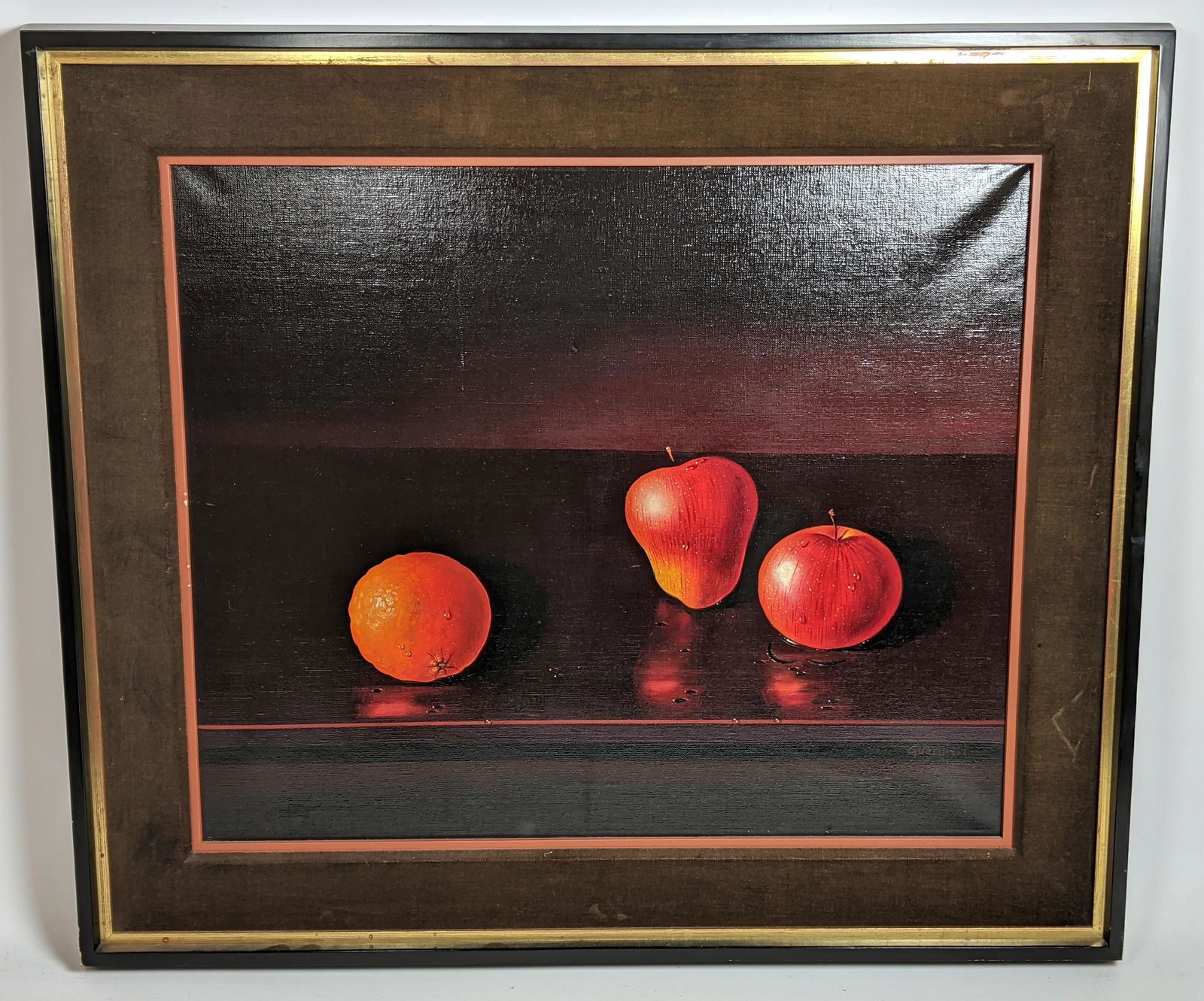 GUARNIERI Still Life Painting Apples and Orange. Freshl (1 of 12)