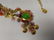 GIANNI VERSACE HTF Gilt Metal Floral Belt. Large round - 13