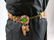 GIANNI VERSACE HTF Gilt Metal Floral Belt. Large round - 4