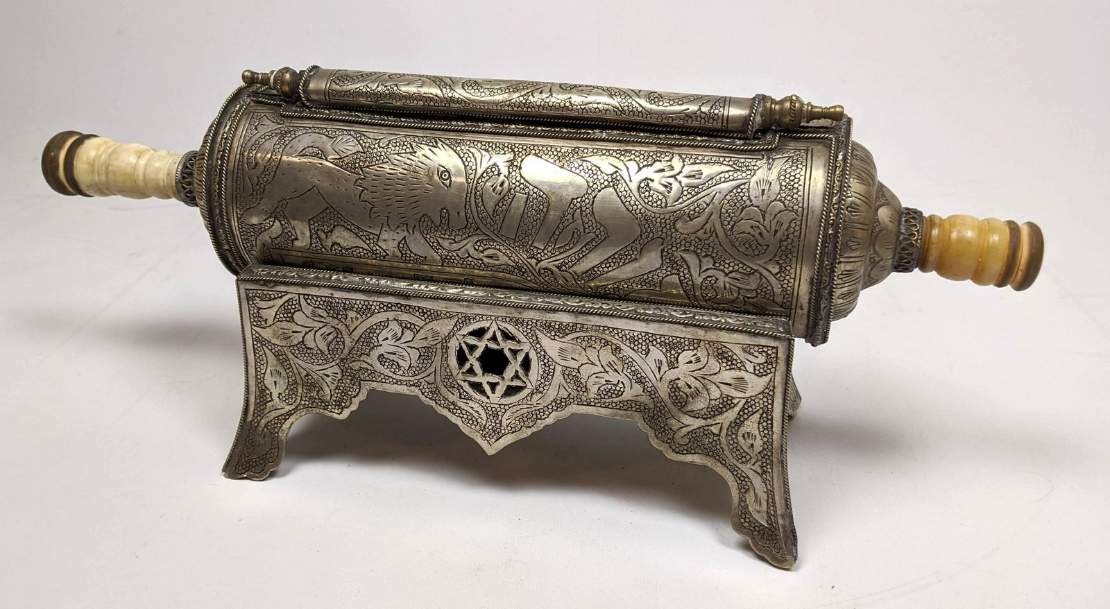 MAGILLA Torah Scroll Cover. Turkish form decorated with (1 of 9)