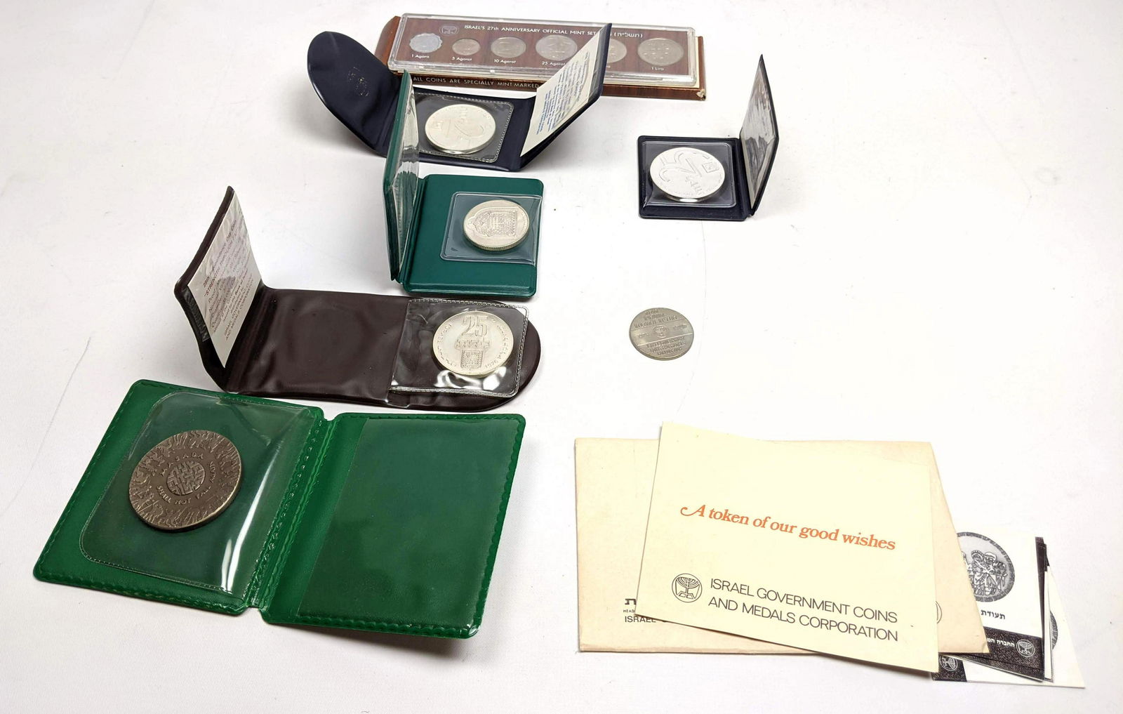 Mixed Lot of Judaica Hebrew Israel Silver Coins. Some s (1 of 20)