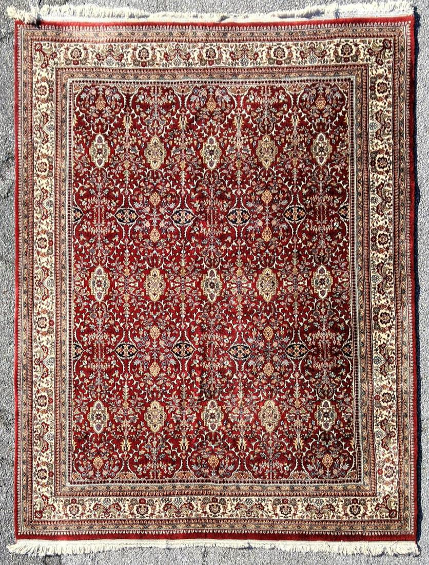 10'8x8 Red Handmade Oriental Carpet Rug (1 of 8)