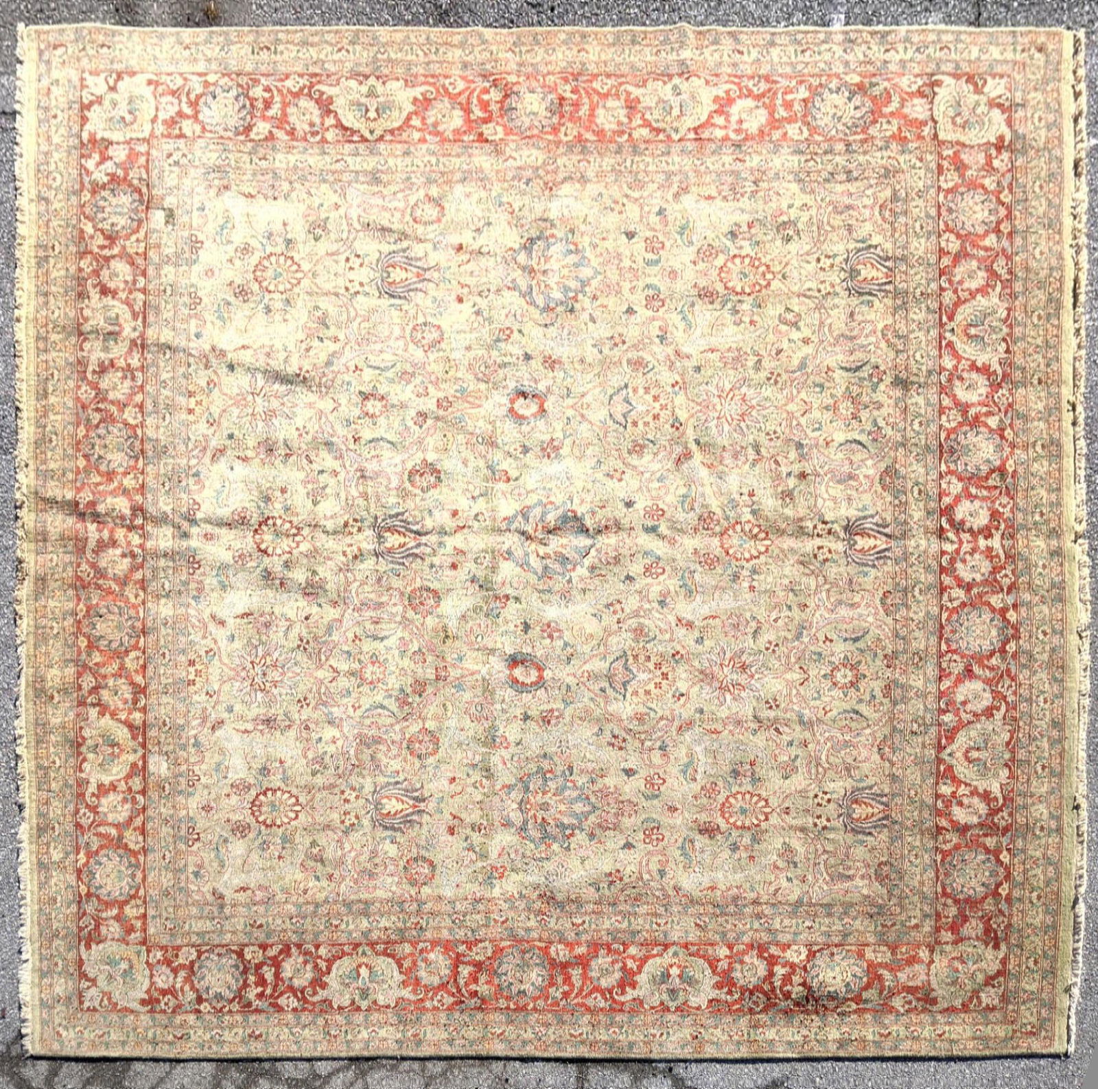 12'3x12 Repeating Pattern Oriental Carpet Rug (1 of 6)