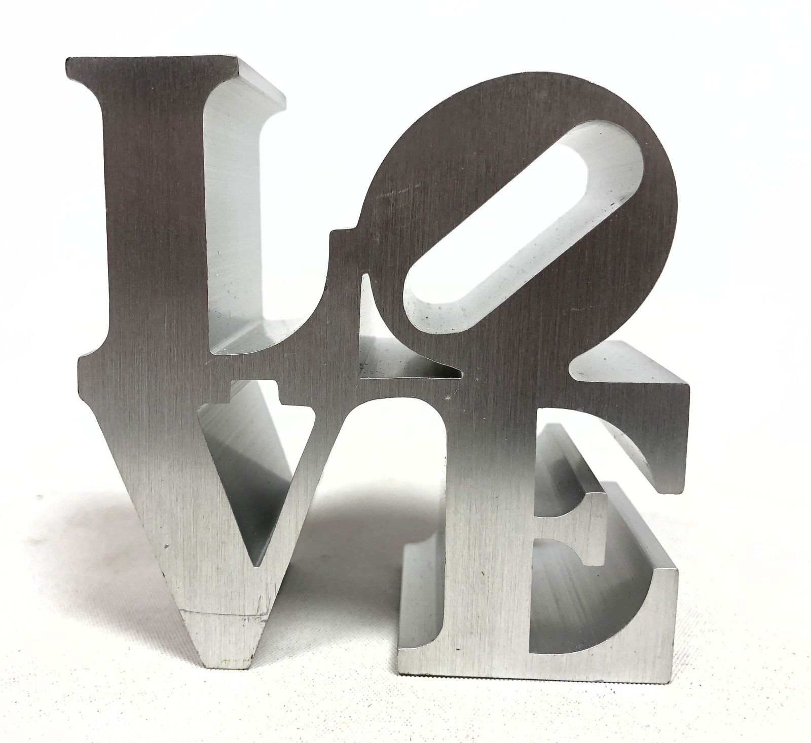 Robert Indiana Style Love Sculpture Paperweight (1 of 7)