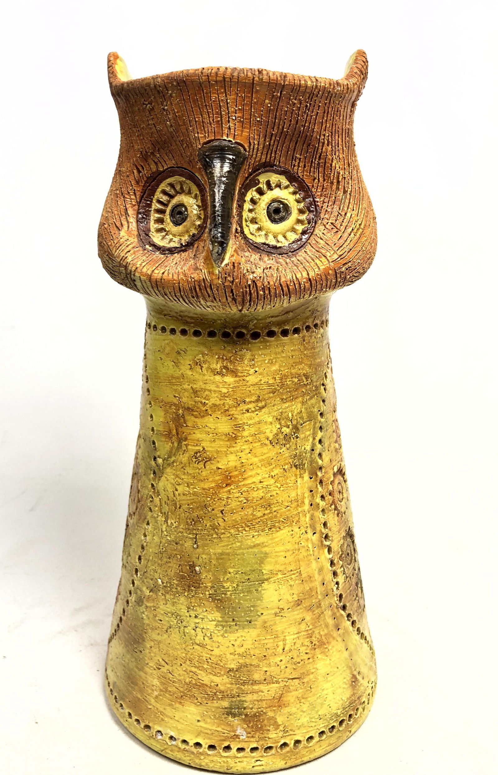 BITOSSI Figural Ceramic Owl Vase for ROSENTHAL NETTER. (1 of 7)