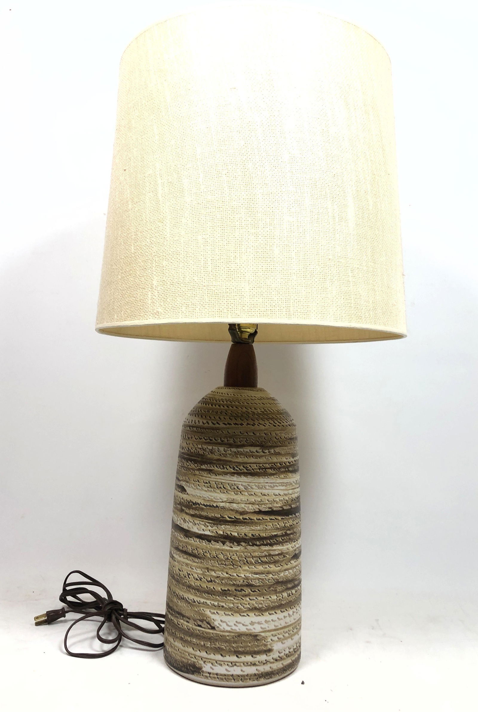 JANE & GORDON MARTZ Ceramic Art Pottery Table Lamp. Sig (1 of 5)