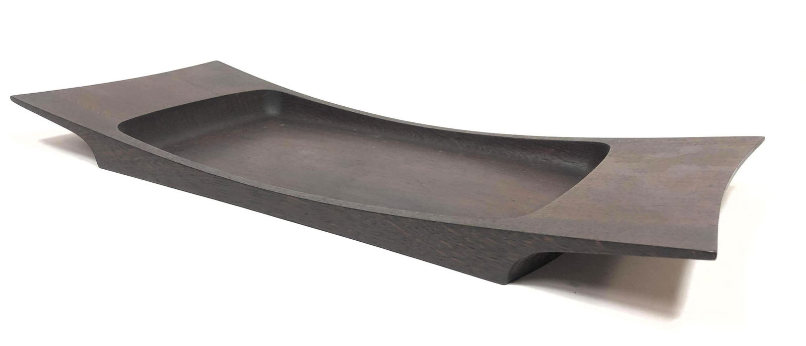 DANSK Danish Modern Rosewood Serving Platter Tray. (1 of 8)