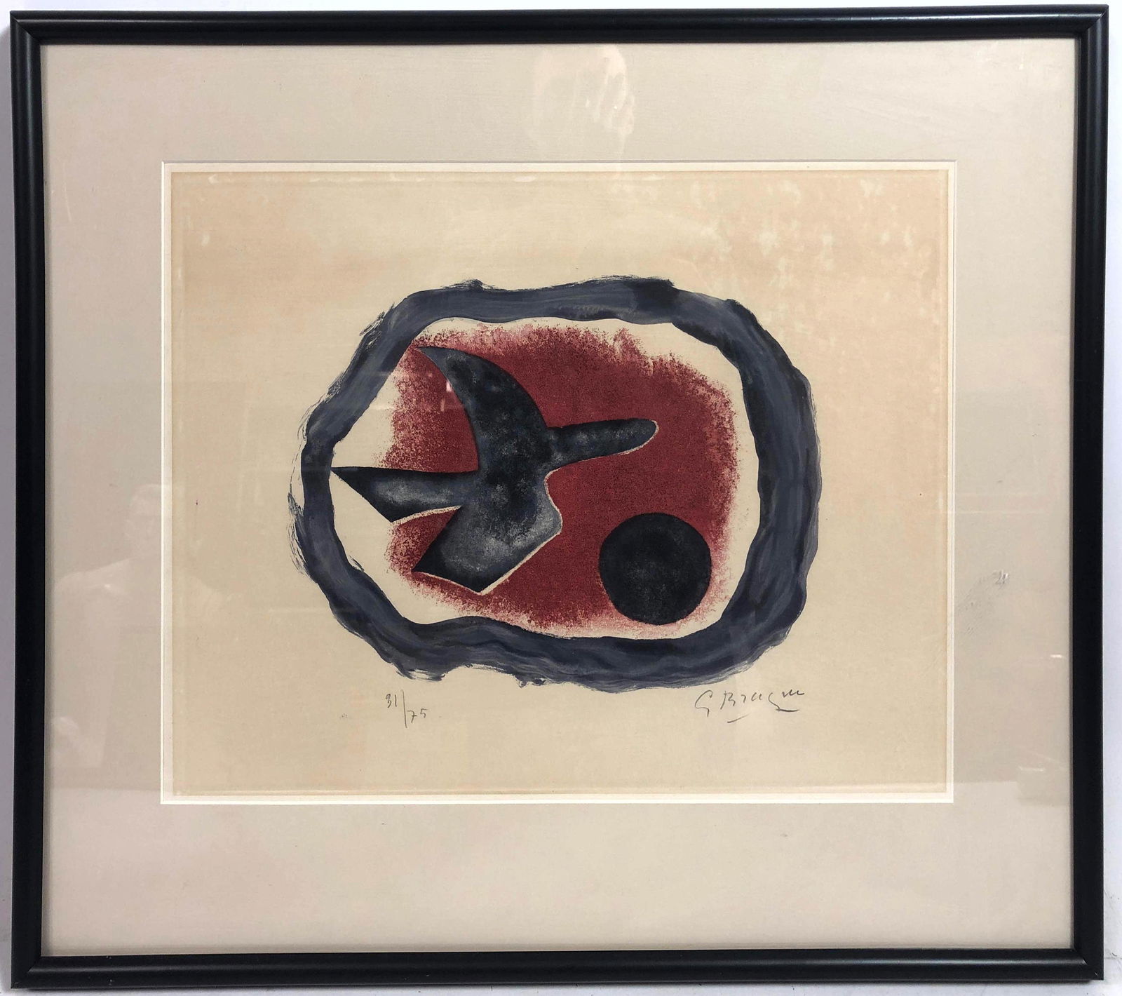 Signed GEORGES BRAQUE Modernist Abstract Lithograph on (1 of 7)