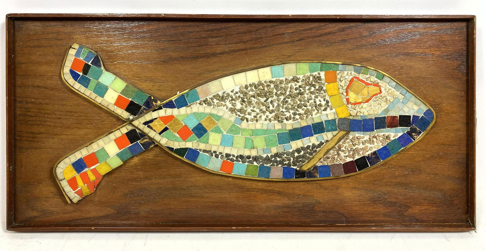 HW WIENCKE-LOTZ wall Plaque. Mid Century Modern Tile M (1 of 7)