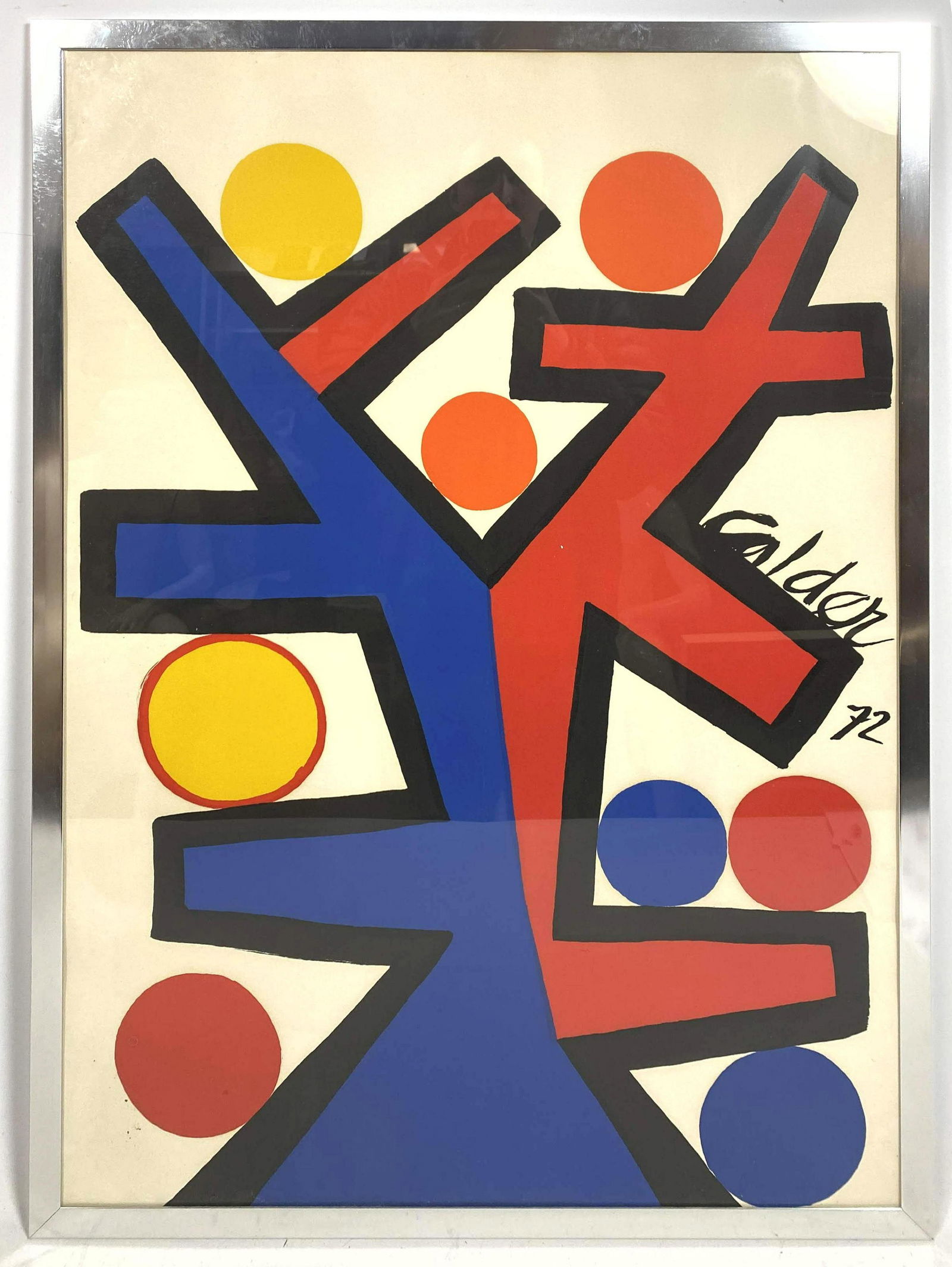ALEXANDER CALDER Modernist Abstract Screen Print on Pap (1 of 6)