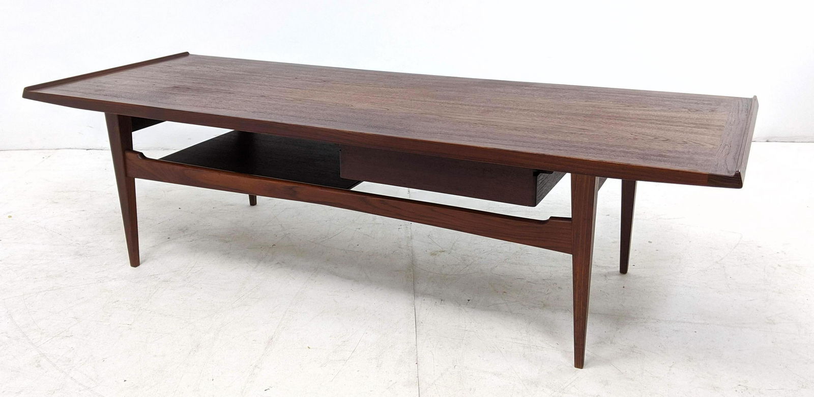 MM MOREDDI Danish Modern Teak Coffee Cocktail Table, Ra (1 of 13)