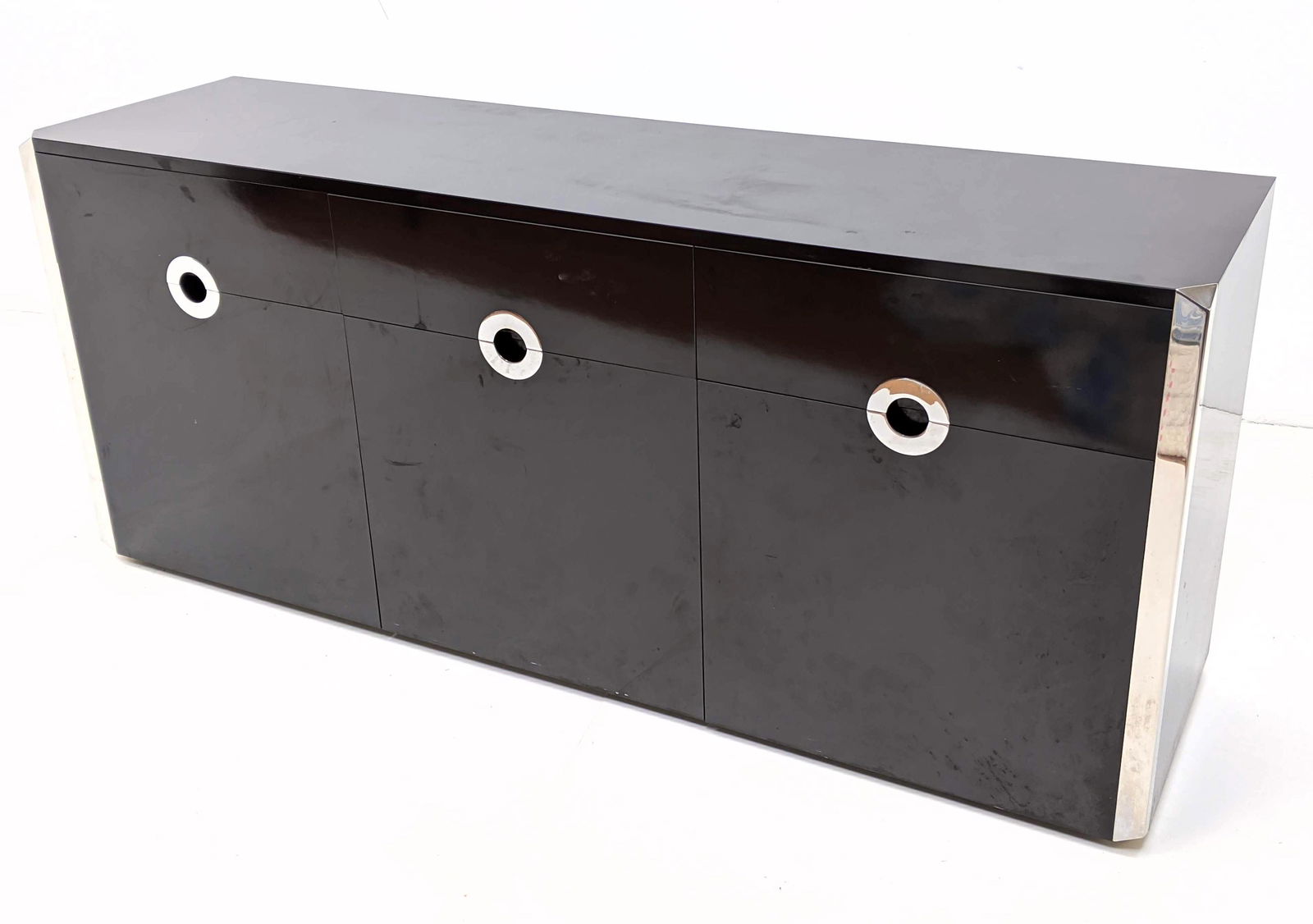 WILLY RIZZO for PIERRE CARDIN Gloss Black & Chrome Cred (1 of 10)