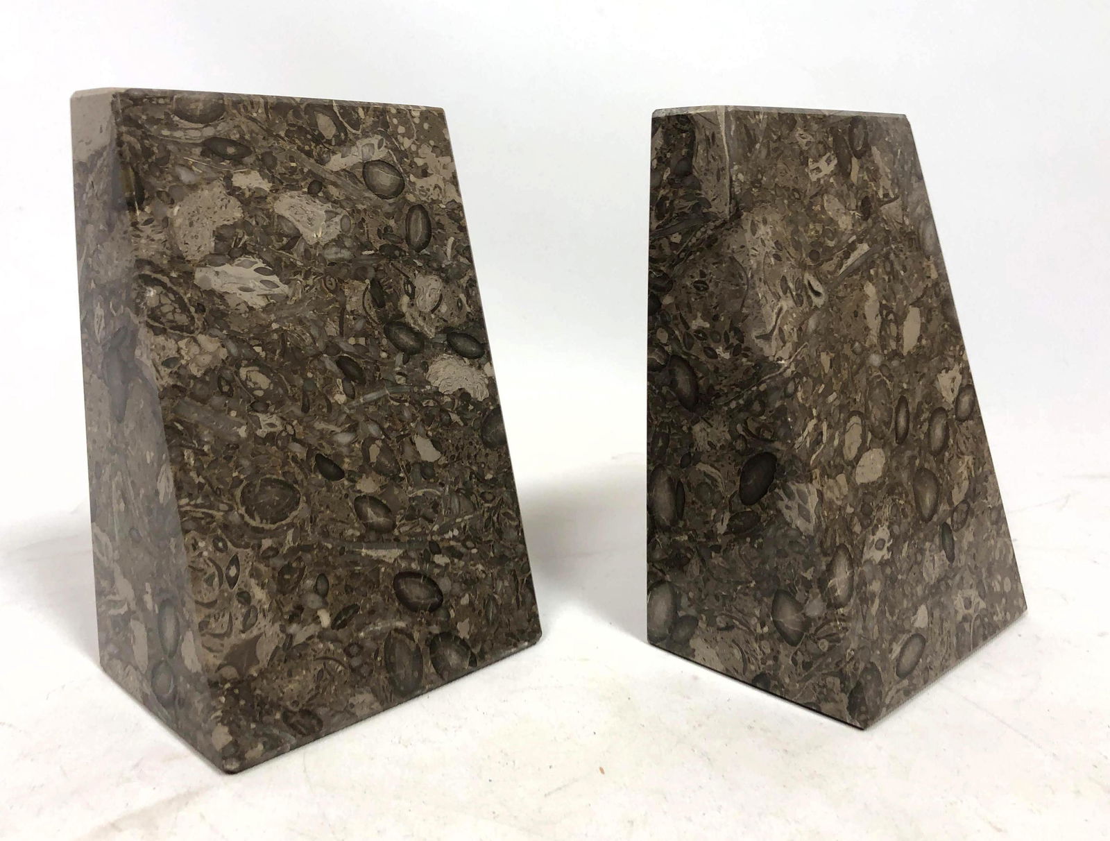 Pr Natural Polished Stone Bookends. (1 of 8)