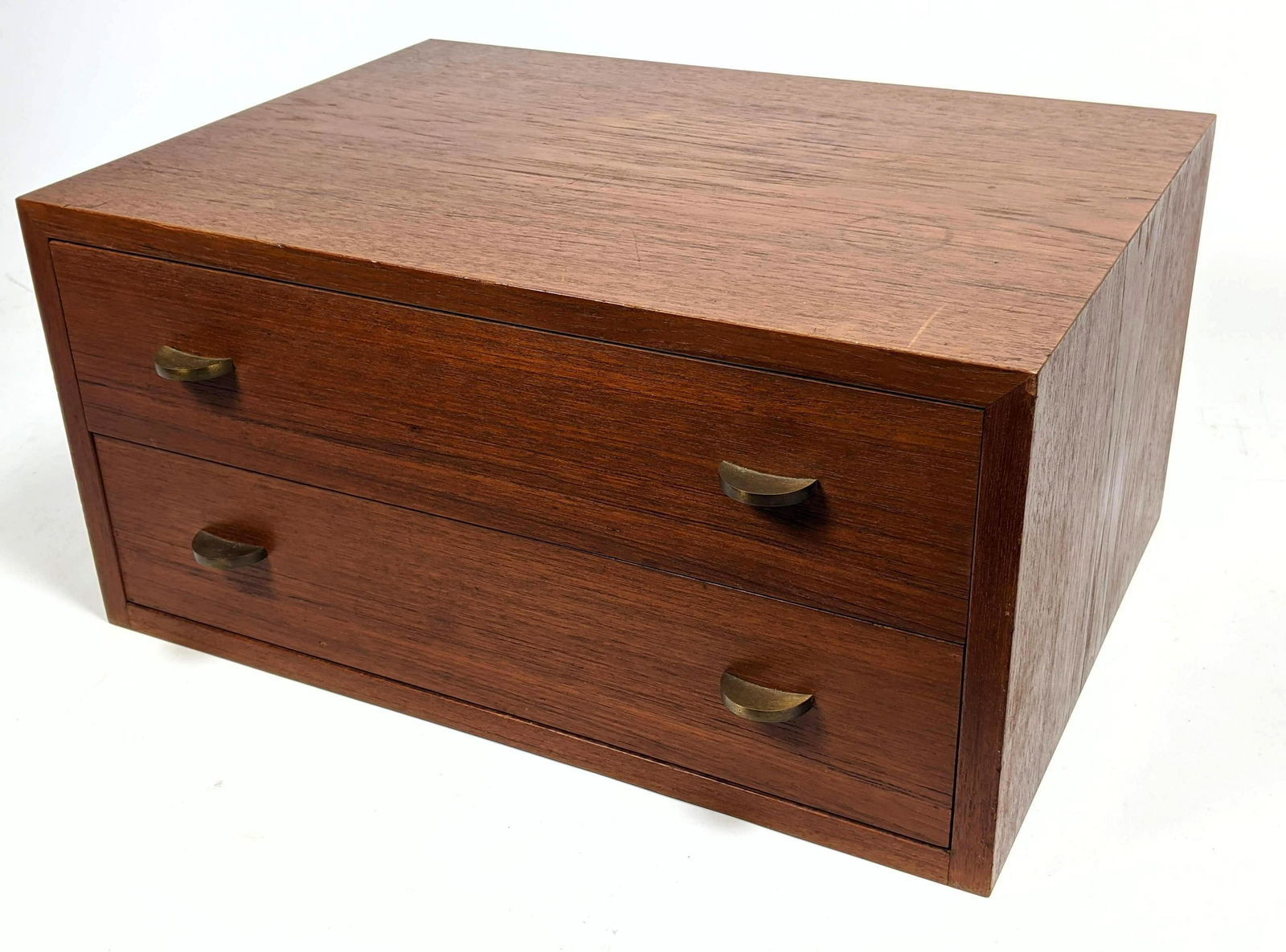 BRUKSBO Danish Modern Teak Tabletop Jewelry Chest Drawe (1 of 11)
