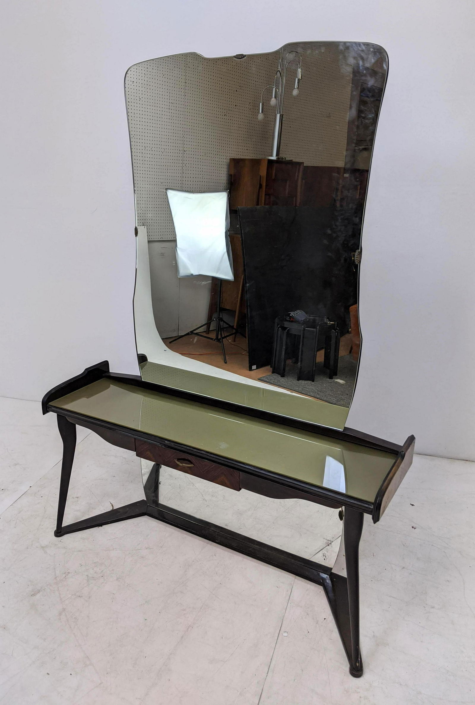 Italian Modern Vanity Wall Mirror. Ico Parisi Style (1 of 10)