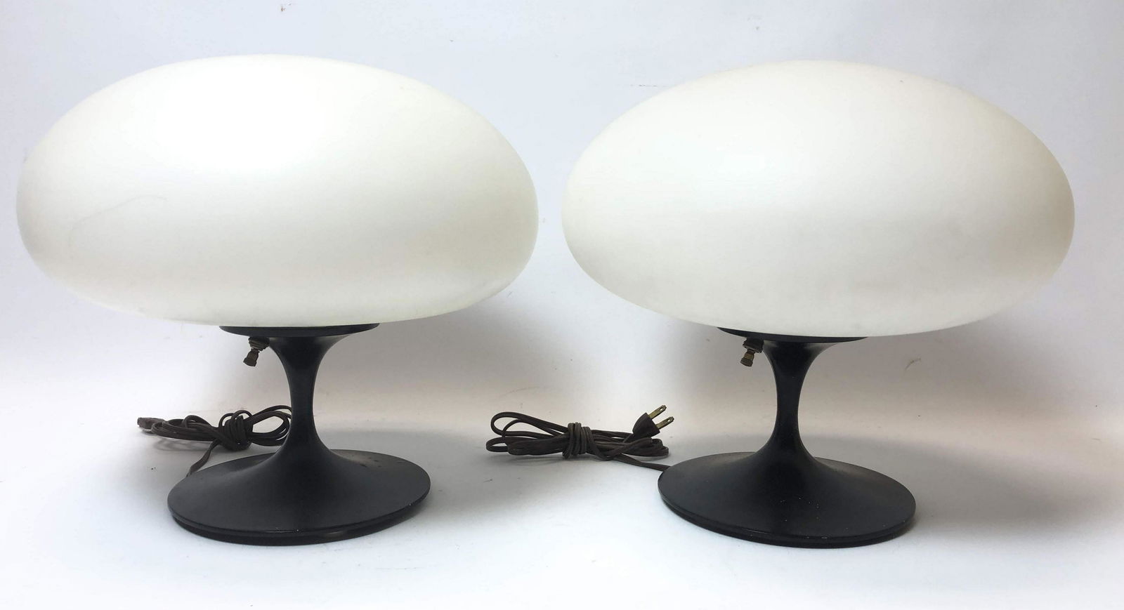 Pr LAUREL Bill Curry style Stemlite Mushroom Lamps. Mar (1 of 9)