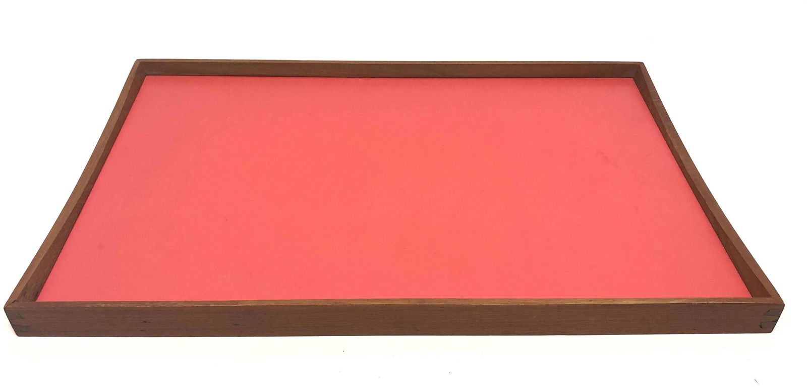 FINN JUHL Reversible Teak & Red Laminate Tray for Torbe (1 of 8)