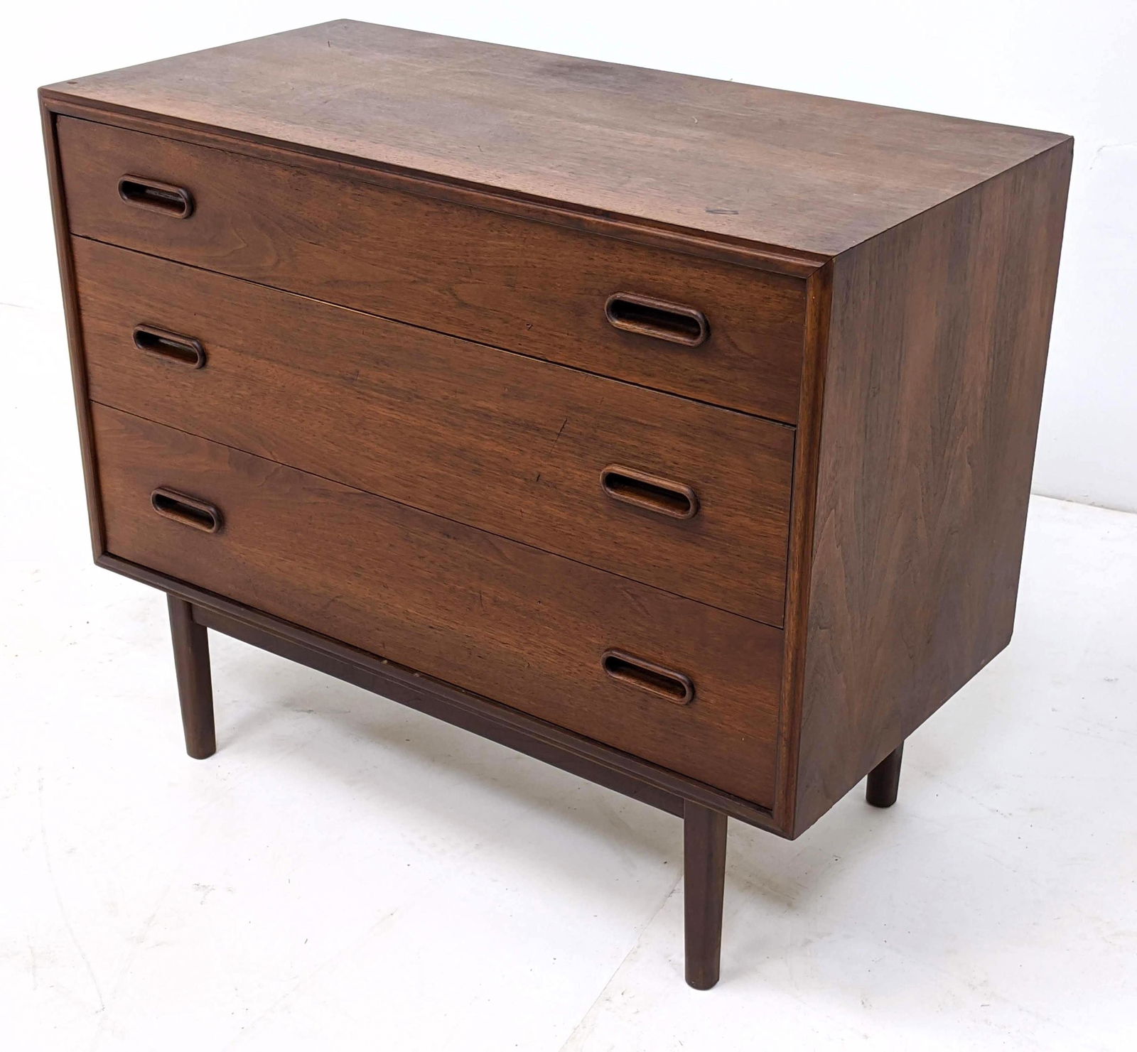 Danish Modern Teak Bachelors Chest Dresser with inset p (1 of 11)