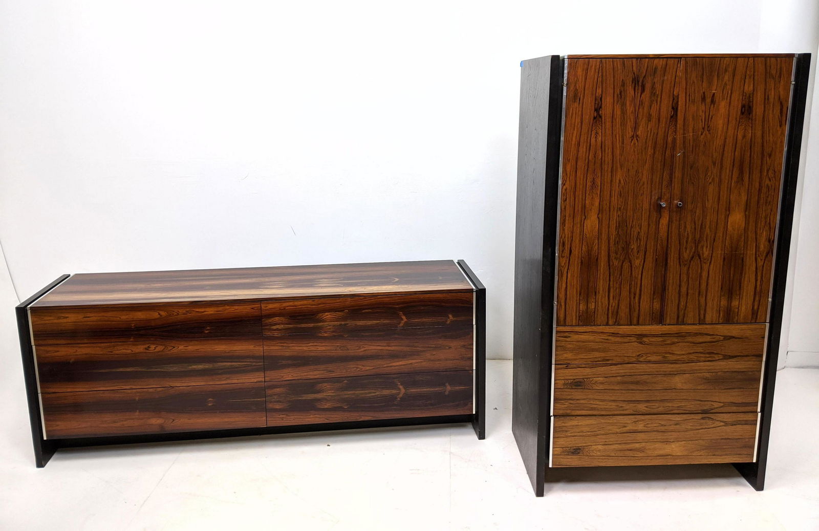 2pc ROBERT BARON GLENN of CALIFORNIA Dresser and Armoir (1 of 17)