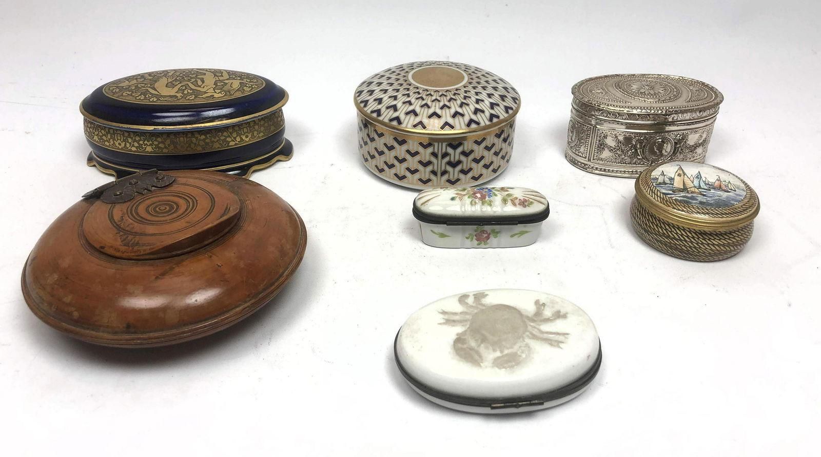 Lot of 7 Small Boxes LIMOGES, TIFFANY & CO. ROSENTHAL. (1 of 8)