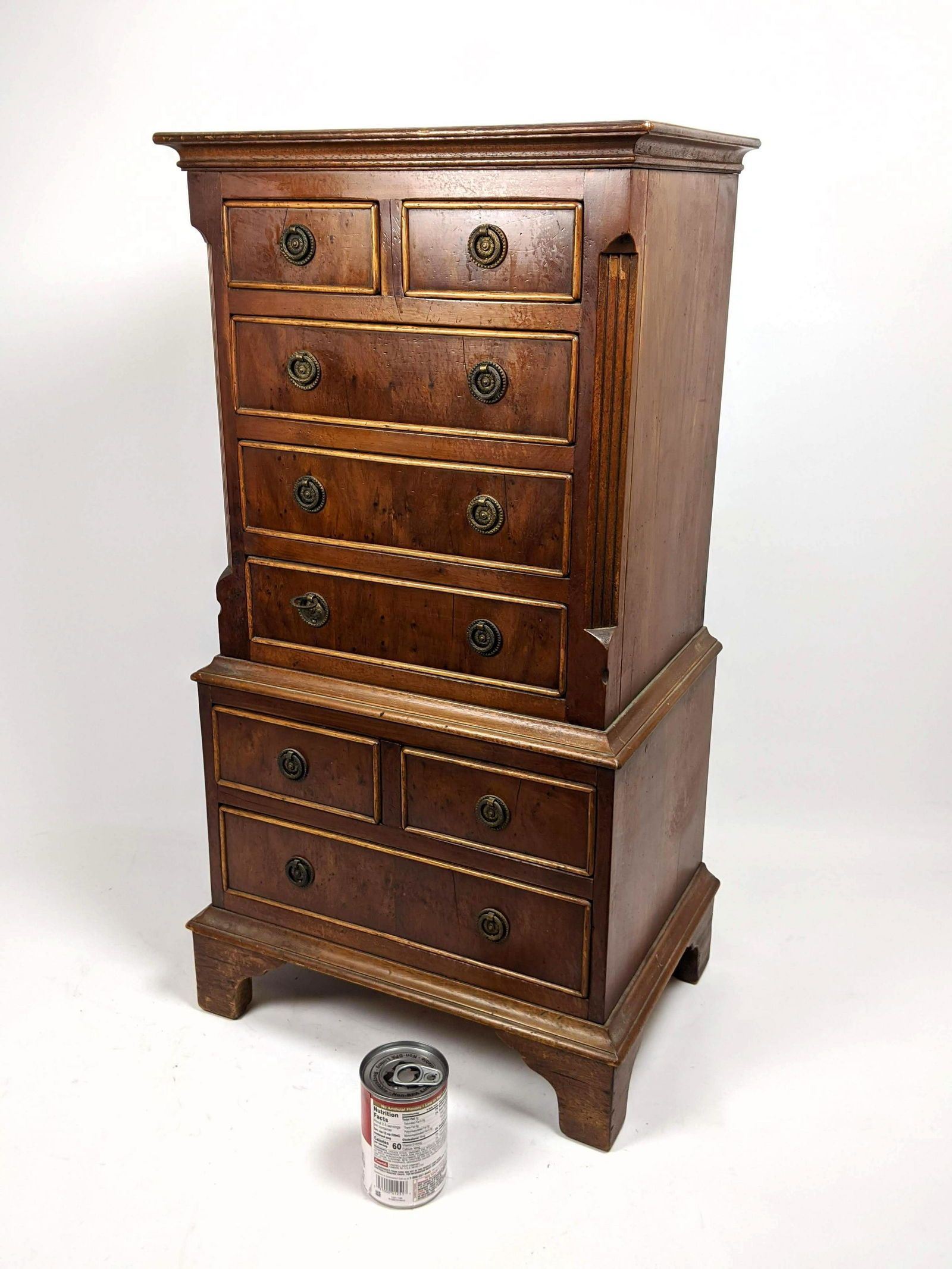 Vintage ETHAN ALLEN Miniature Chest on Chest. Made in E (1 of 14)