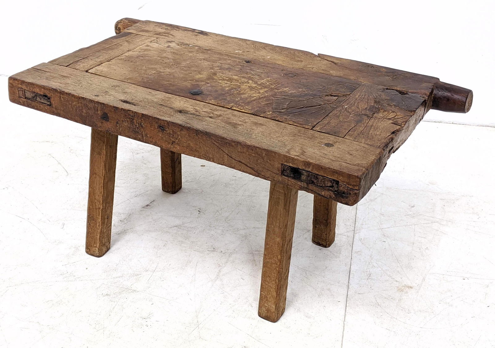Primitive Rustic Hatch Top Table.  Coffee Table Bench. (1 of 11)