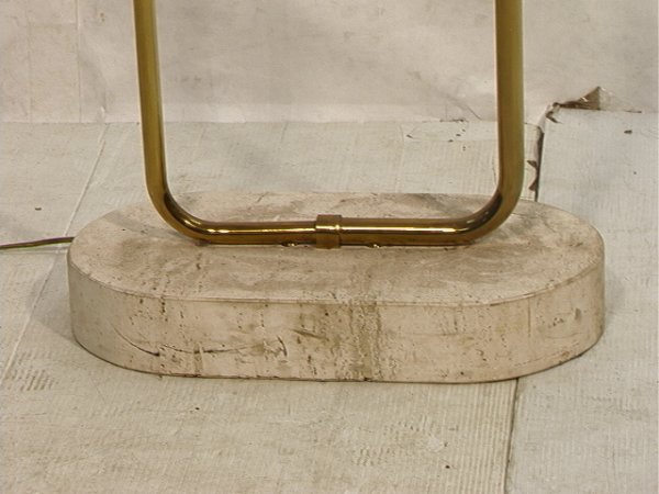 Decorator Flower Form Floor Lamp. Brass on Traver - 2