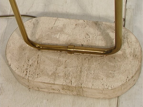 Decorator Flower Form Floor Lamp. Brass on Traver - 4