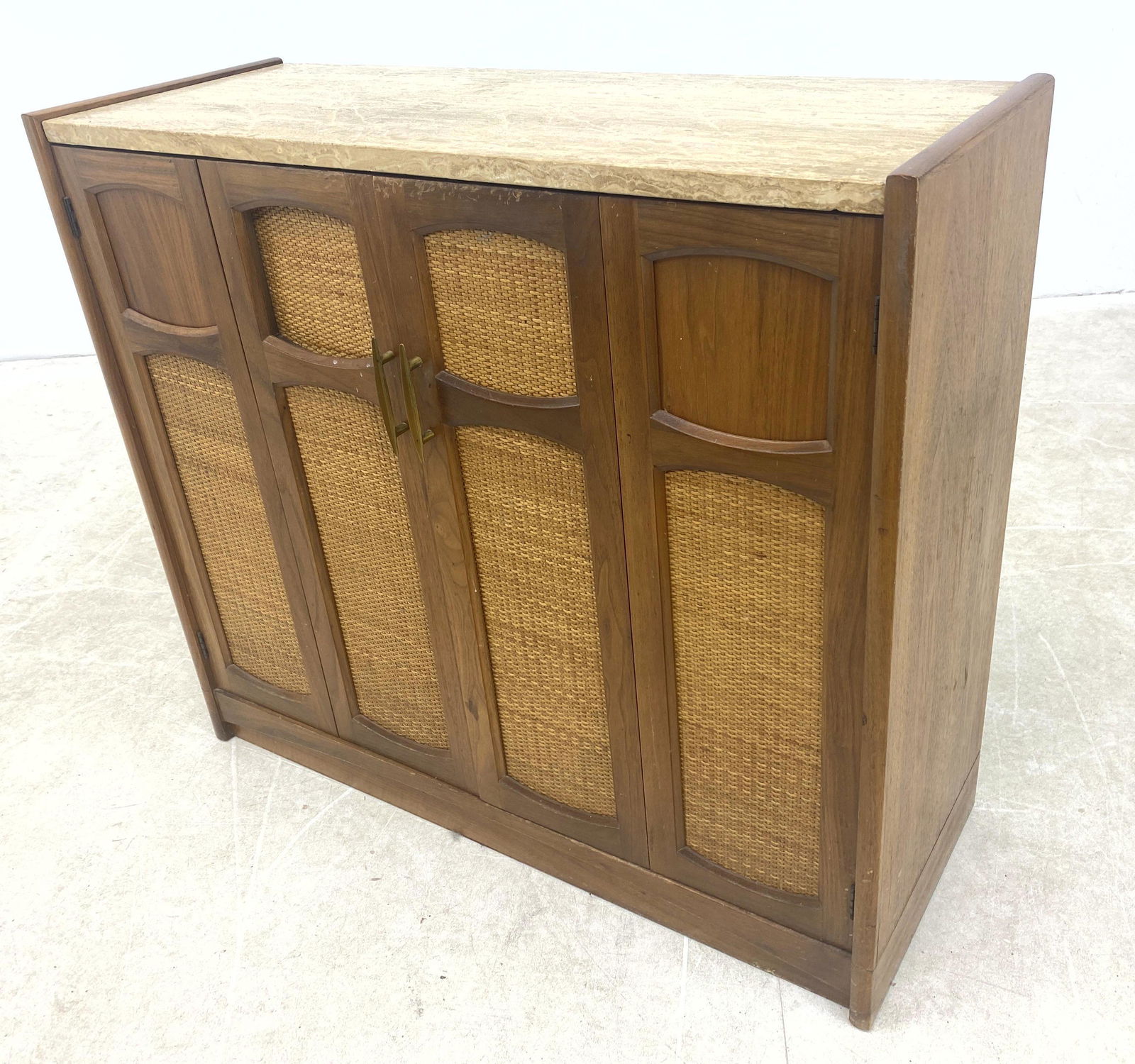 Heritage American Modern Bar Server Cabinet with Traver (1 of 10)