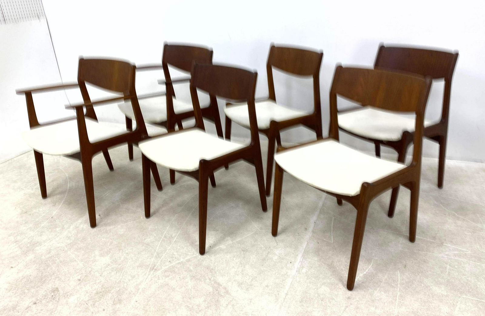 Set 6 Danish Modern Teak Dining Chairs.  SORO STOLEFABR (1 of 18)