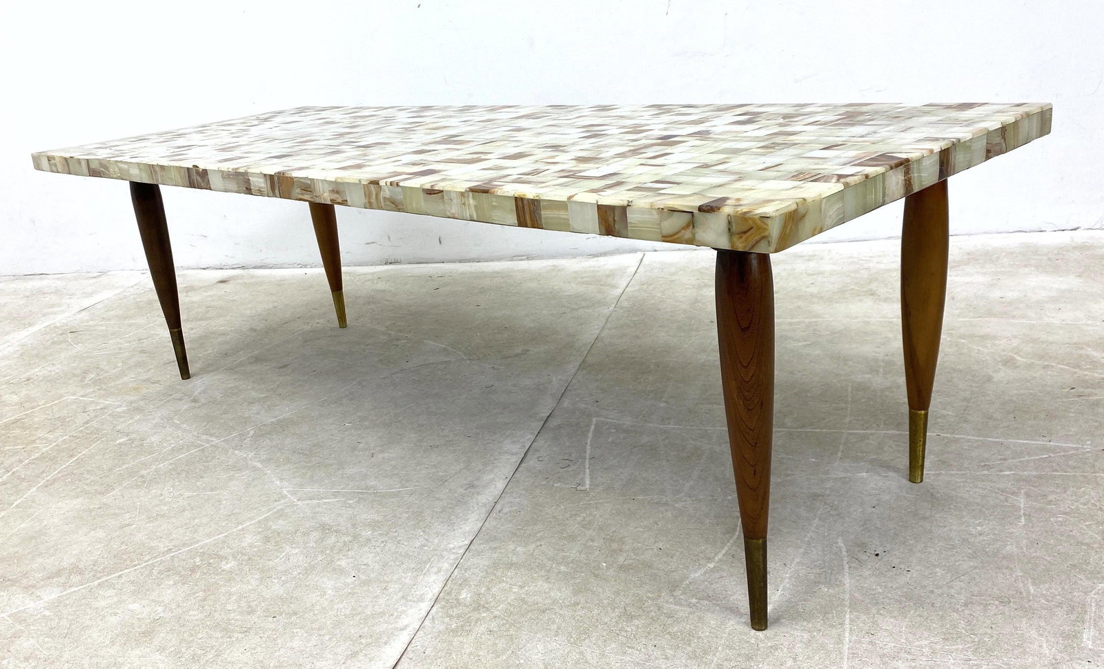 Muller Onyx Coffee Cocktail Table. Rectangular top on t (1 of 15)