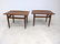 Pair Grete Jalk Side Tables. Danish Modern Teak. - 3
