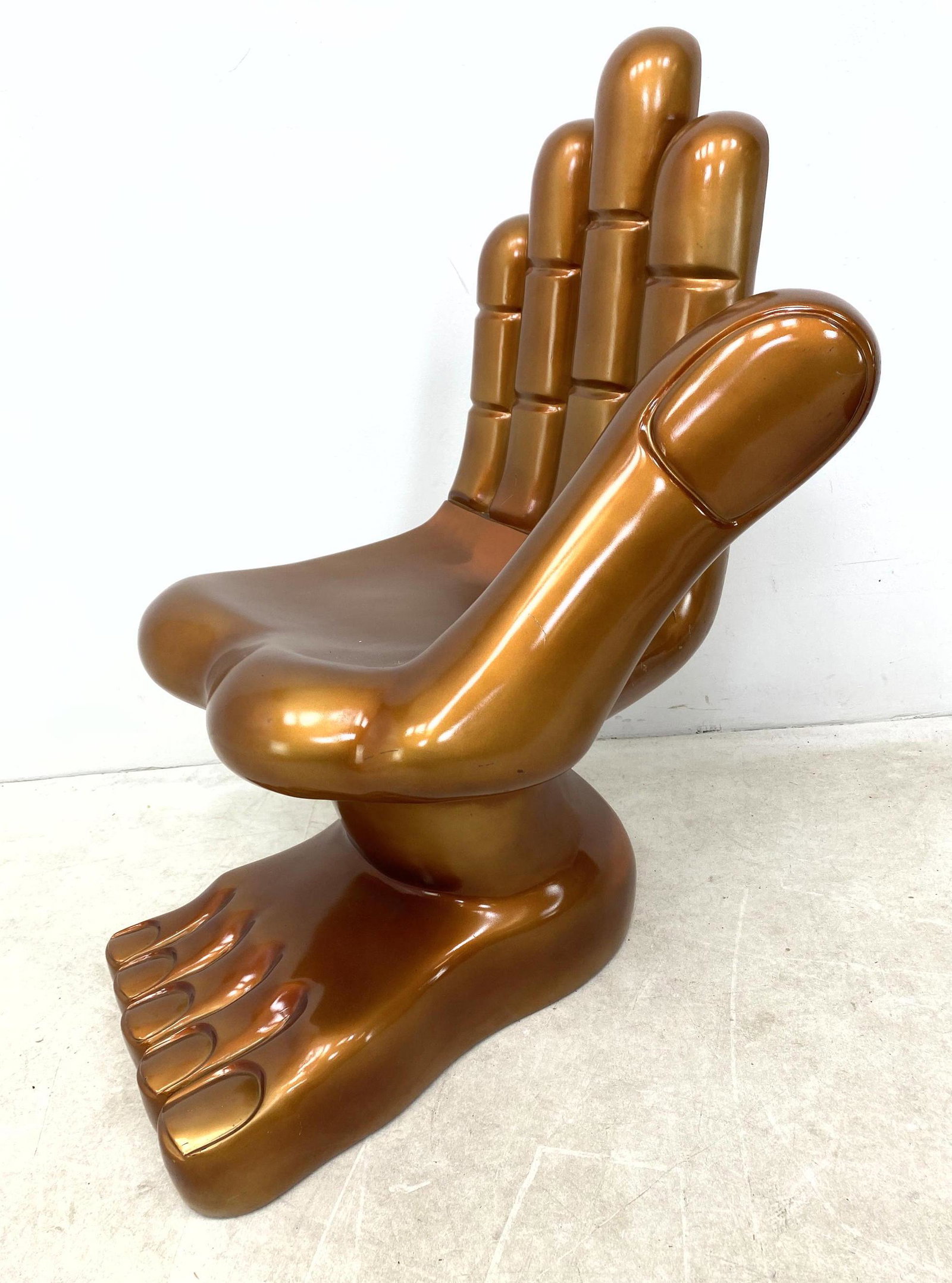 PEDRO FRIEDEBERG Style Molded Hand Chair with Foot base (1 of 13)