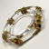 INNA CYTRINE Paris Clear Lucite Bangle Bracelet. Design