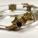 INNA CYTRINE Paris Clear Lucite Bangle Bracelet. Design - 2