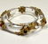 INNA CYTRINE Paris Clear Lucite Bangle Bracelet. Design - 3