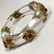 INNA CYTRINE Paris Clear Lucite Bangle Bracelet. Design - 7