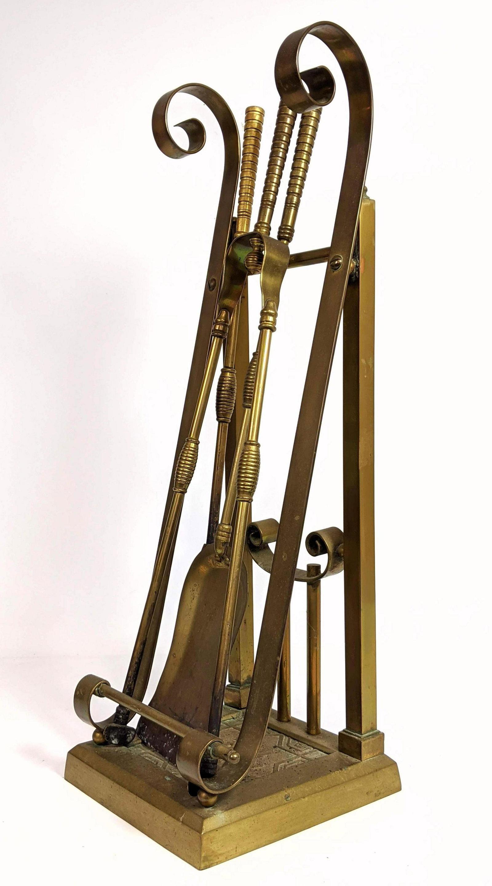 American Aesthetic Brass Fireplace Tools. FRANK FURNESS (1 of 7)