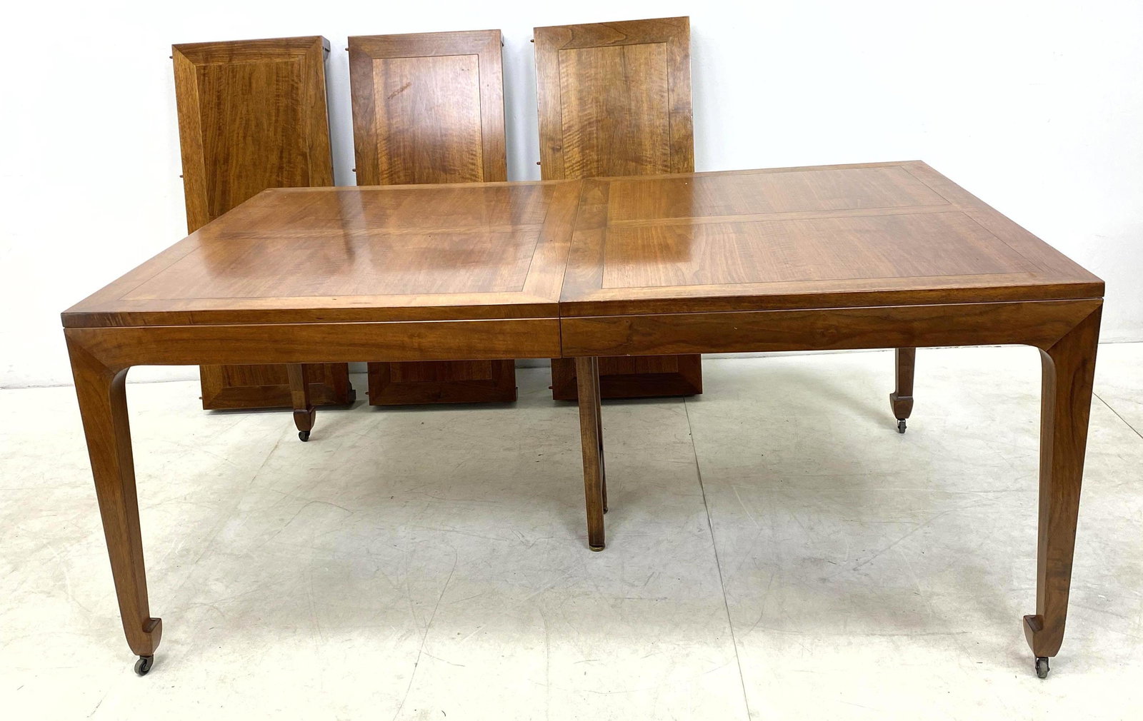 Baker Asian Style Dining Table with Three 18 inch Leave (1 of 10)