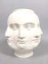 White Fornasetti Adler Style Perpetual Head Face Vase - 4