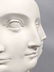 White Fornasetti Adler Style Perpetual Head Face Vase - 5