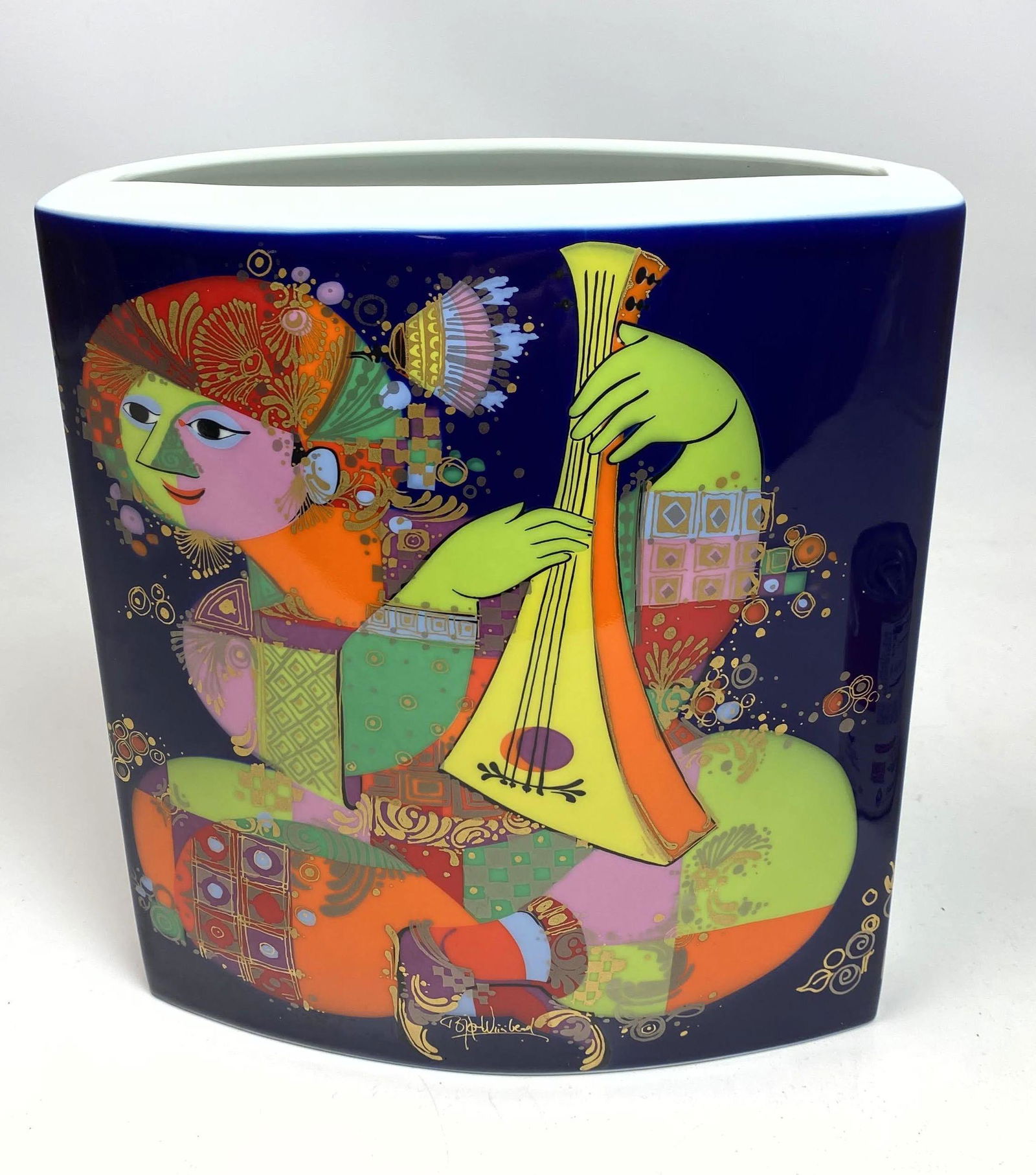 BJORN WIINBLAD for ROSENTHAL Porcelain Vase. Studio Lin (1 of 7)