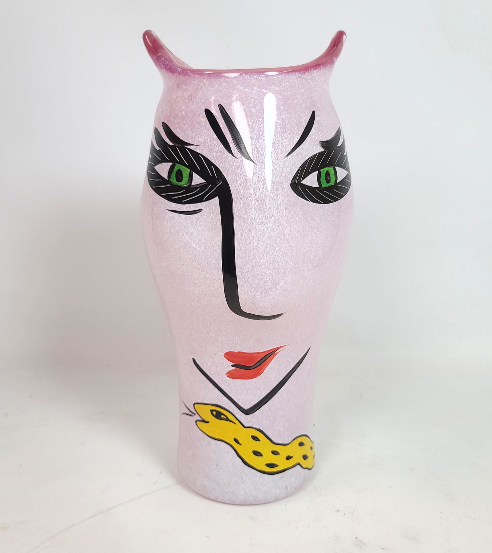 BERTIL VALLEN for KOSTA BODA Face Vase. Modernist Art G (1 of 6)