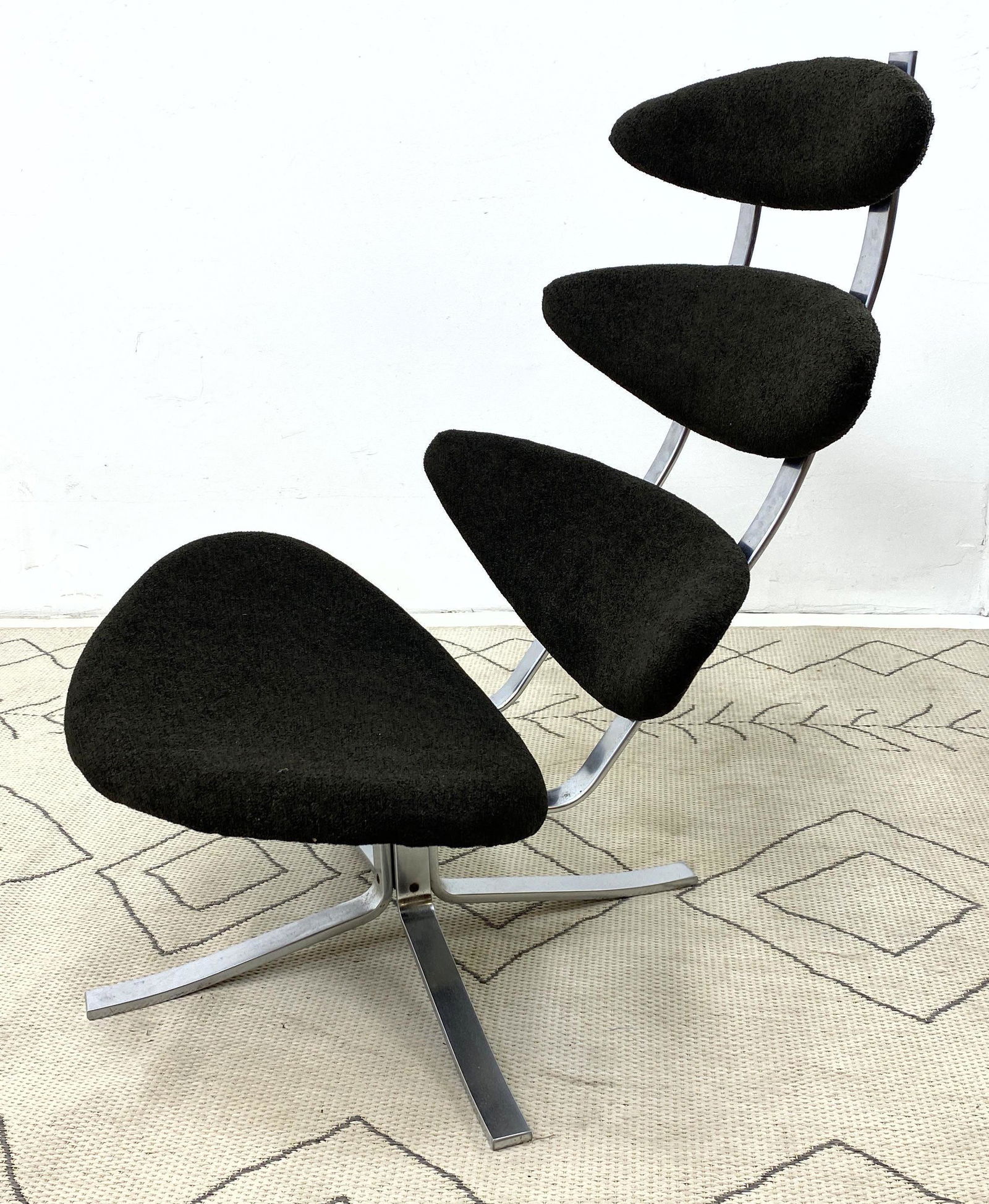 Poul Volther Corona Chair with newer upholstery.  EJ5 C (1 of 8)