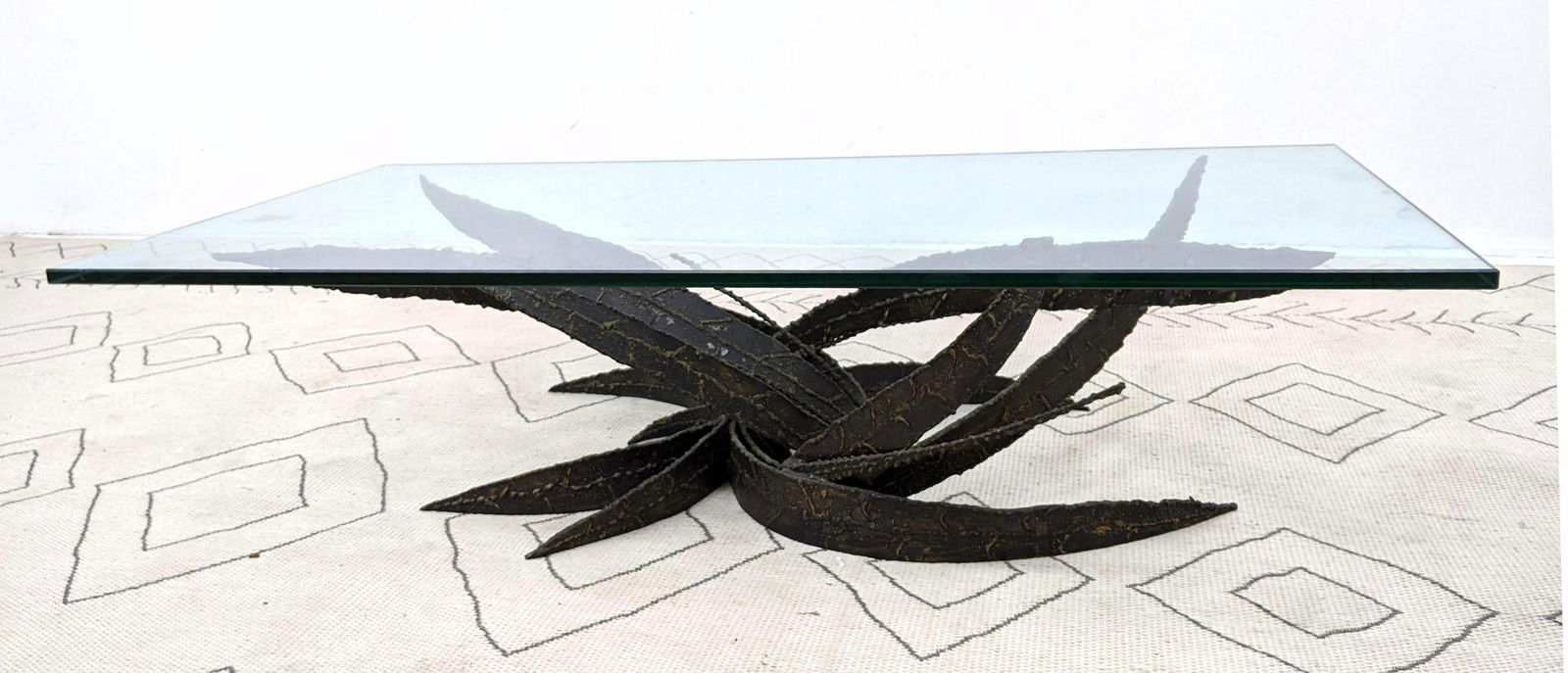 Silas Seandel Style Coffee Cocktail Table.  Large sculp (1 of 9)