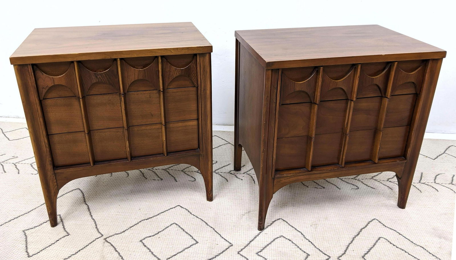 Pair  Kent Coffey Perspecta Side End Tables.  Nightstan (1 of 11)